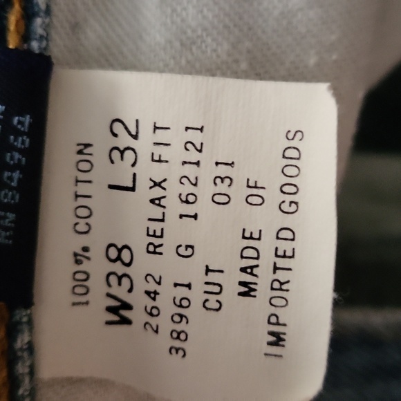 Structure Denim Jeans Mens 38x32 Vintage Fashion - Picture 7 of 13